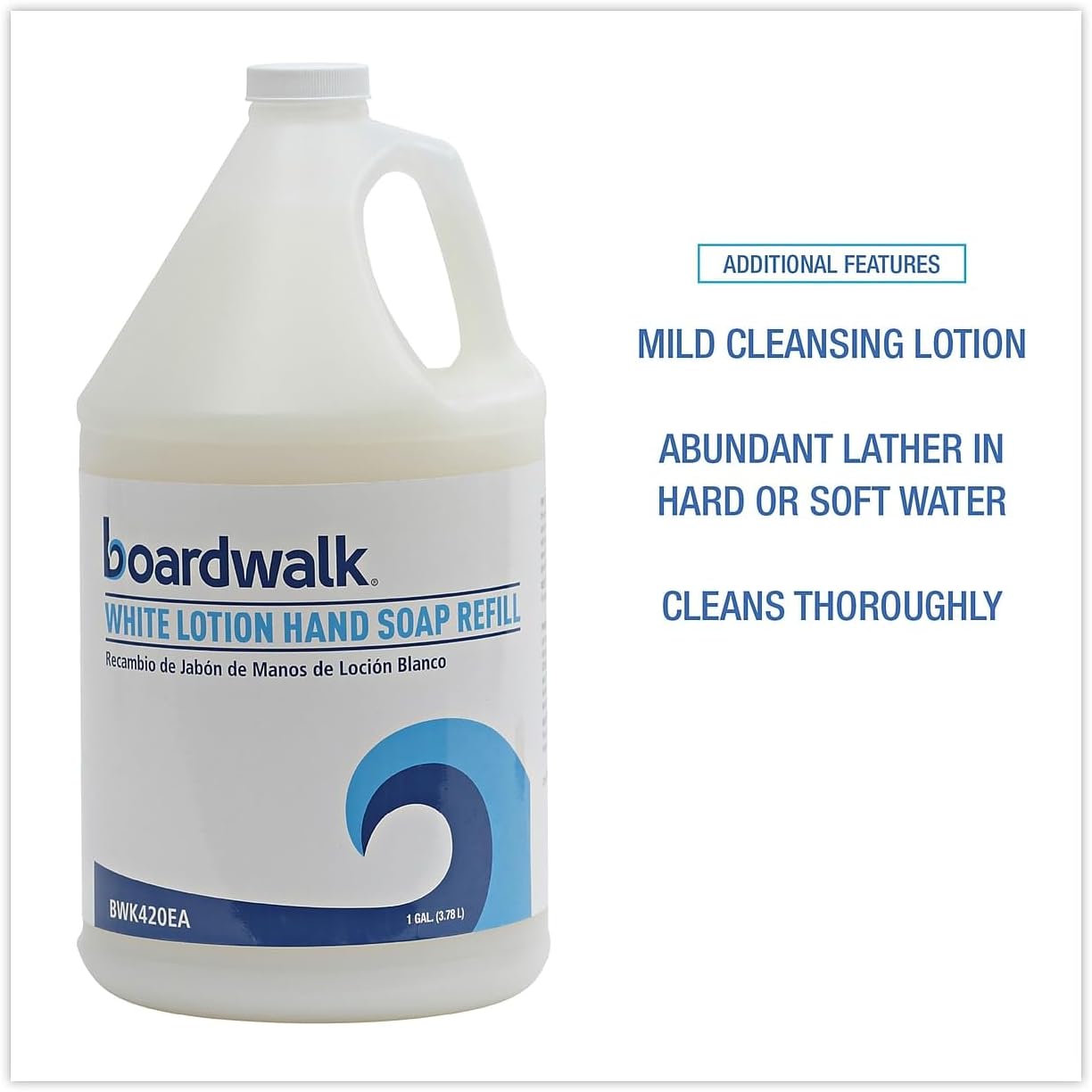 Mild Cleansing Hand Soap Refill - Cherry Scent, 1 Gallon Bottle | Works with All Dispensers