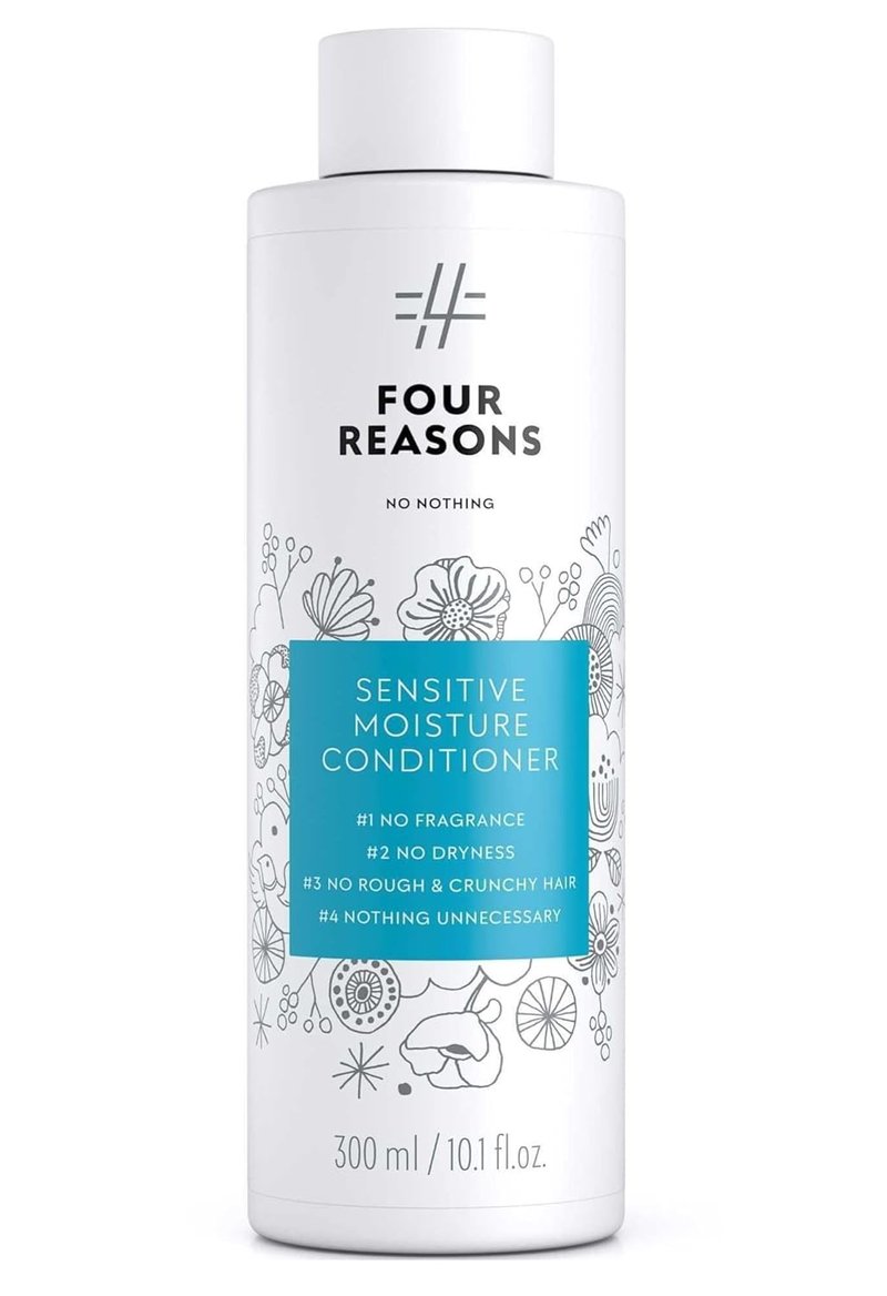 Moisture Conditioner for Dry Hair | Hypoallergenic & Fragrance-Free, 10.15 oz - Vegan Care for Sensitive Scalp