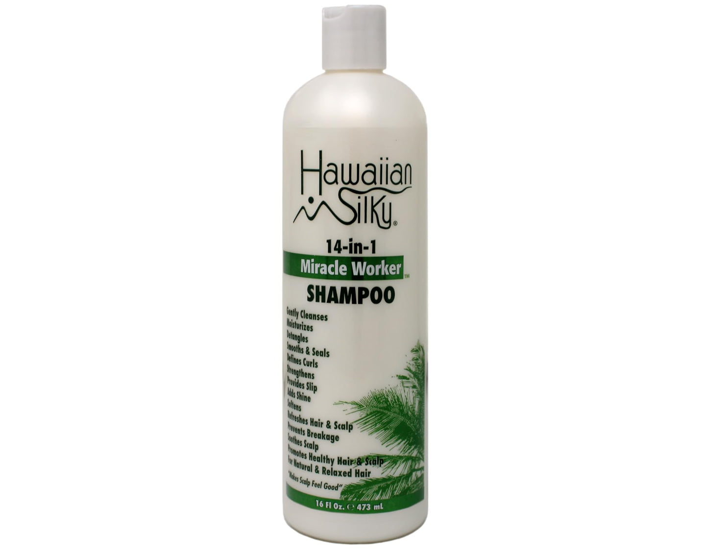 Hawaiian Silky Miracle Worker 14-in-1 Shampoo & Conditioner Bundle, Hydrating & Strengthening Hair Care Set, 16 fl oz Each