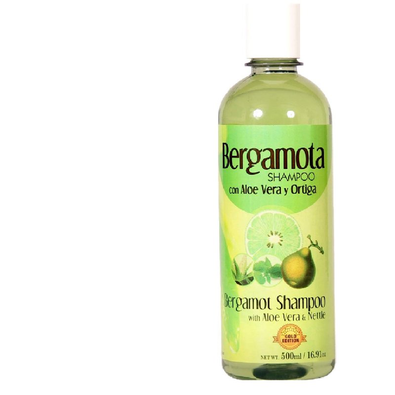 Bergamot Shampoo 500ml and Conditioner 500ml plus Bergamot Oil 120ml, Lenico Brand Gold Edition.