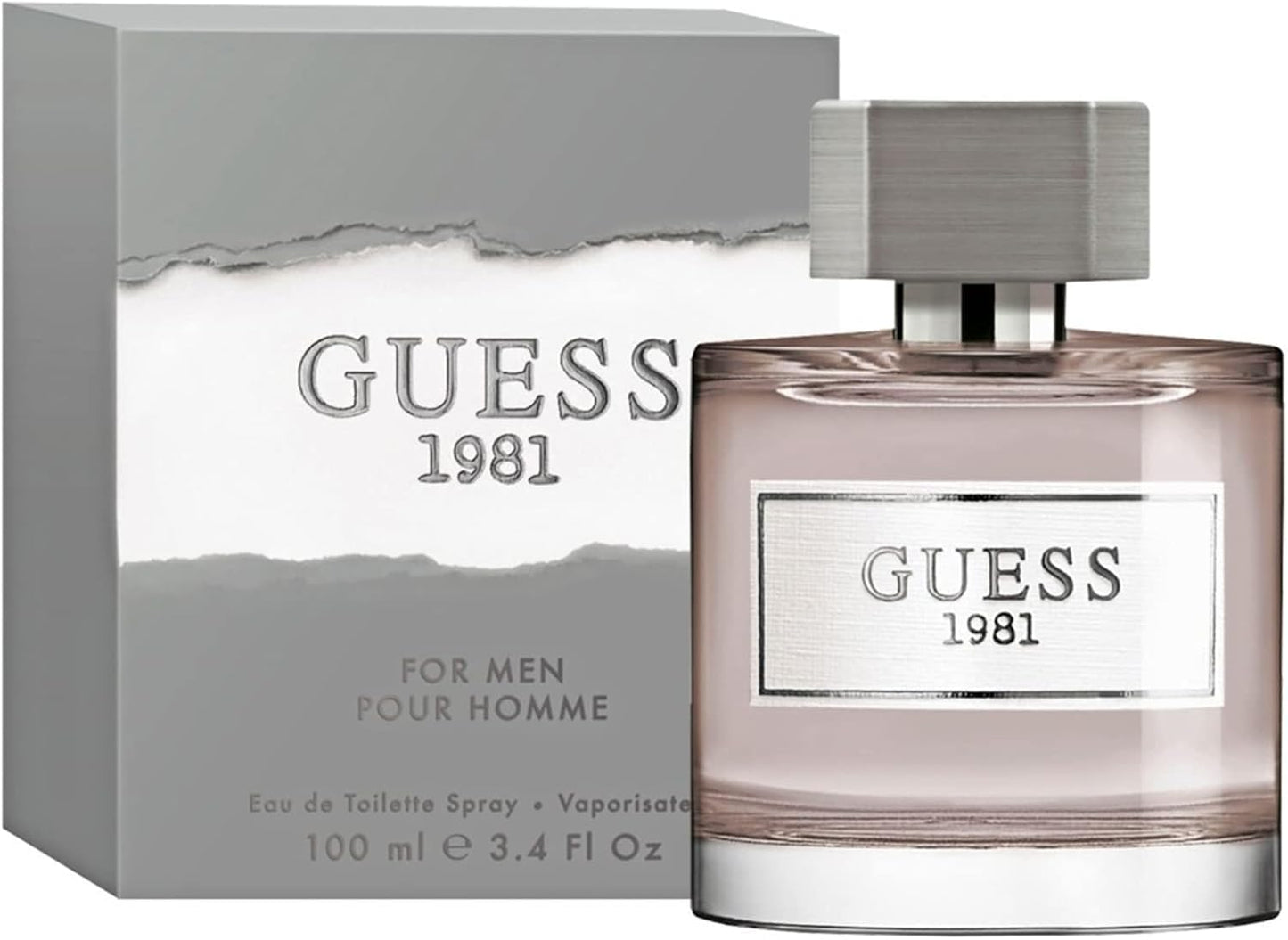 GUESS 1981 Eau De Toilette Cologne Spray for Men, 3.4 Fl. Oz.