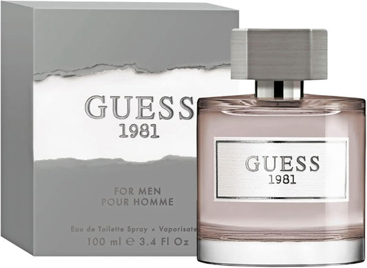 GUESS 1981 Eau De Toilette Cologne Spray for Men, 3.4 Fl. Oz.