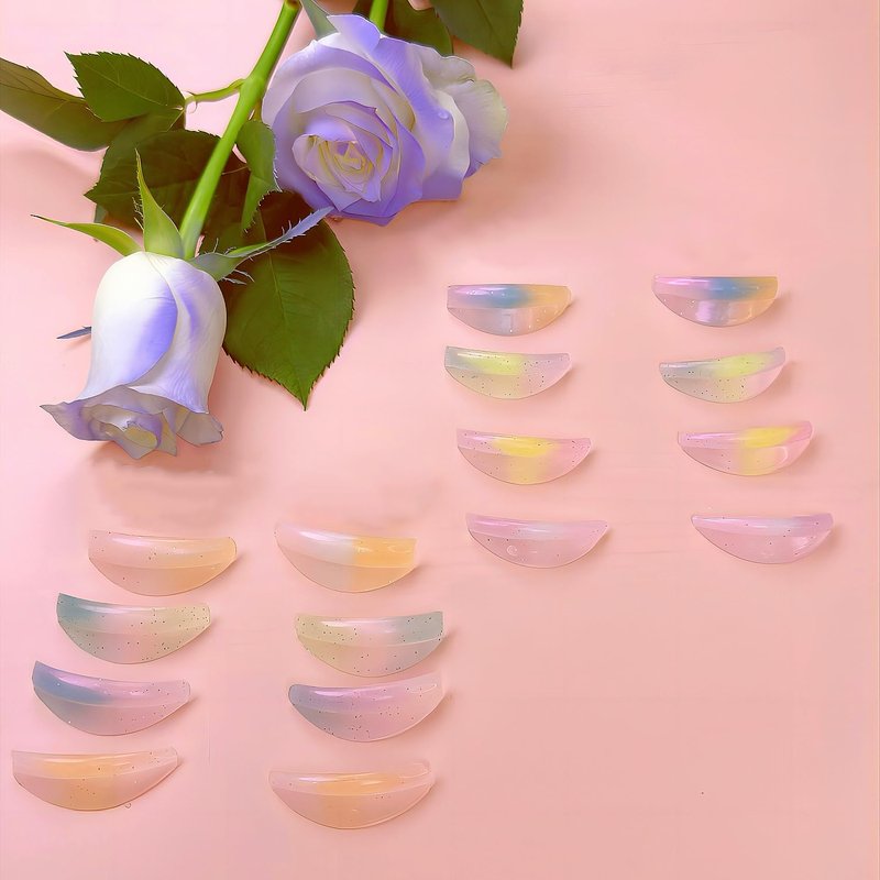 Galaxy Lash Lift Shields - C Curl Natural Curl Lamination Roller Soft Silicone Perm Rod Gel Lash Perming Pad Set for Lift and Tint
