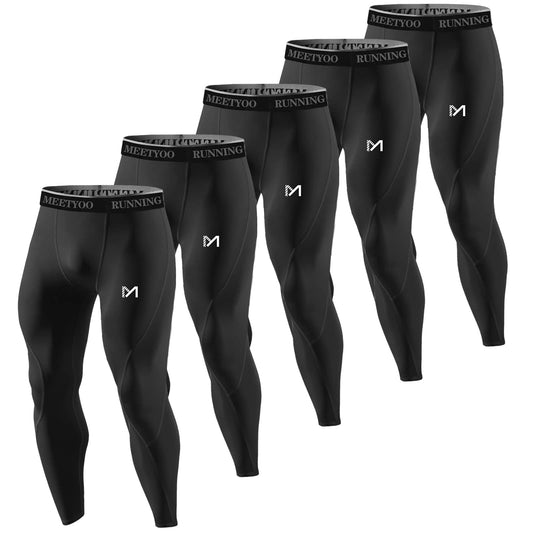 MEETYOO Men's Standard Athletic, Black-01, Small