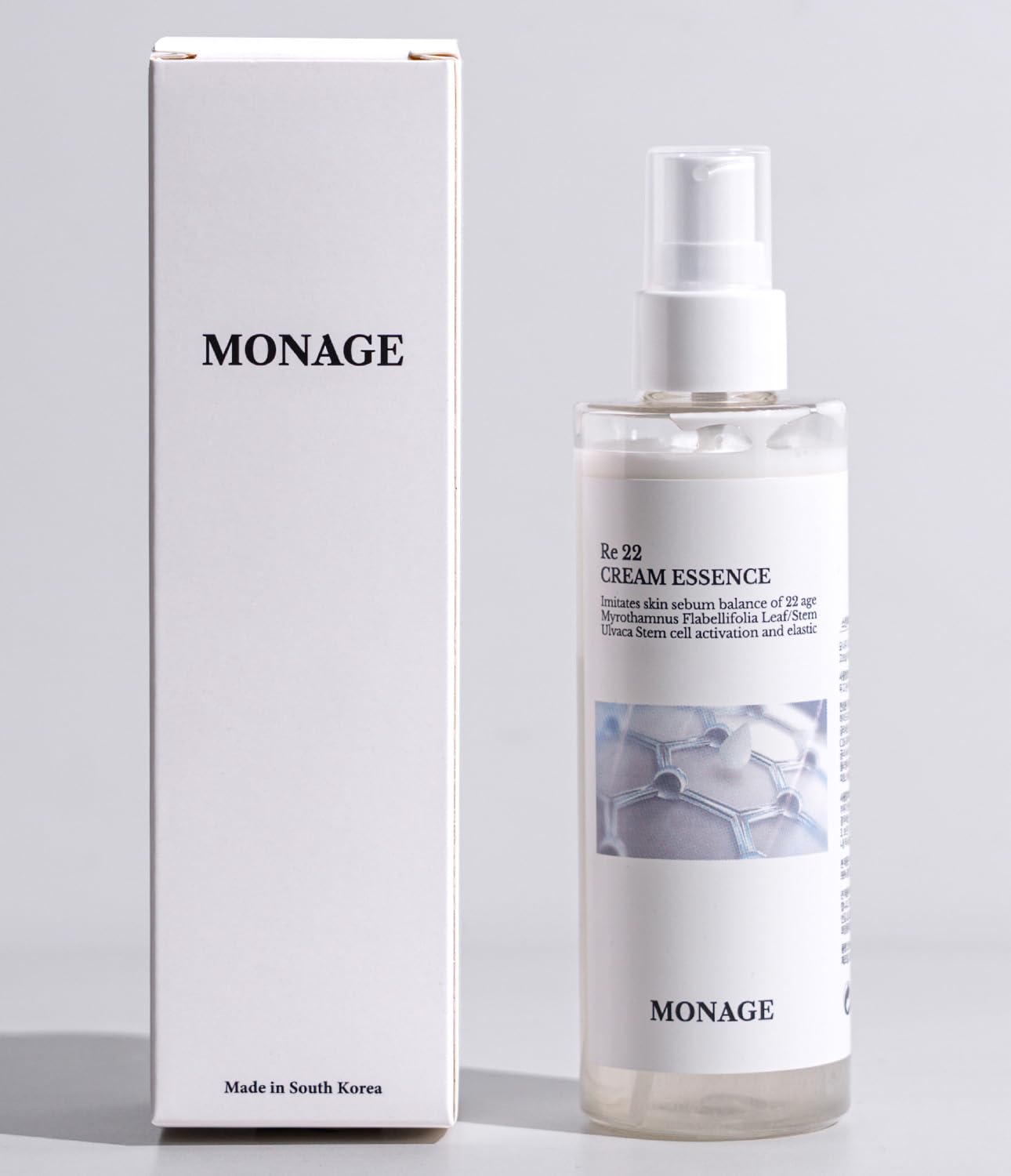 Korean Skin Care Cream Essence - All-in-One Hydrating Spray with Resurrection Plant & Sea Lettuce Stem Cells | 150ml / 5.07 fl. oz