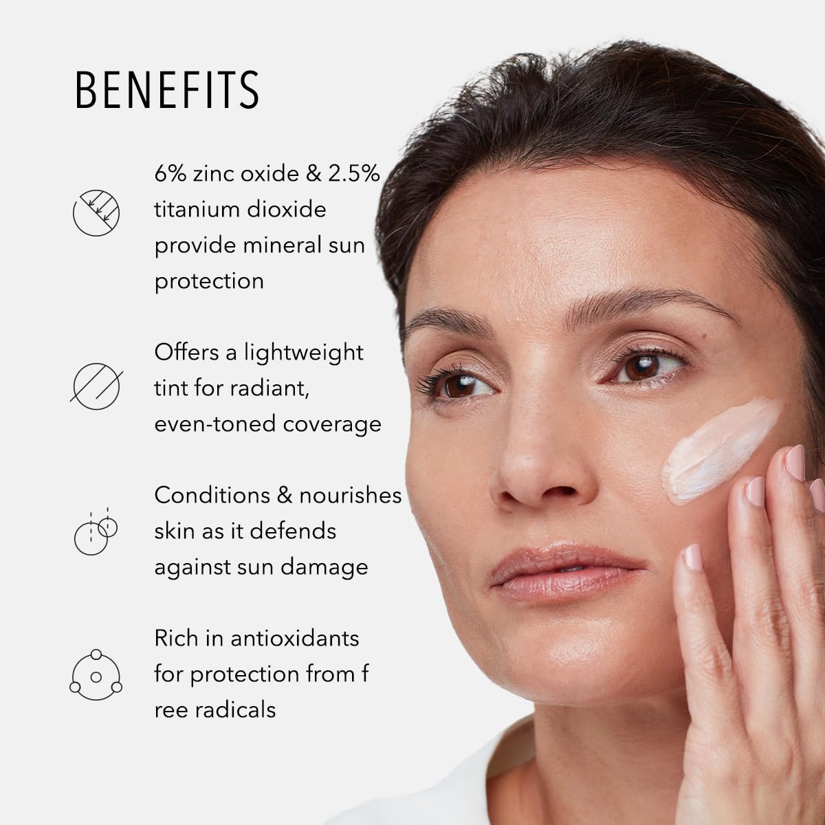 HydroPeptide Tinted Moisturizer with SPF 30 - Antioxidant Face Sunscreen, 1.7 Ounce