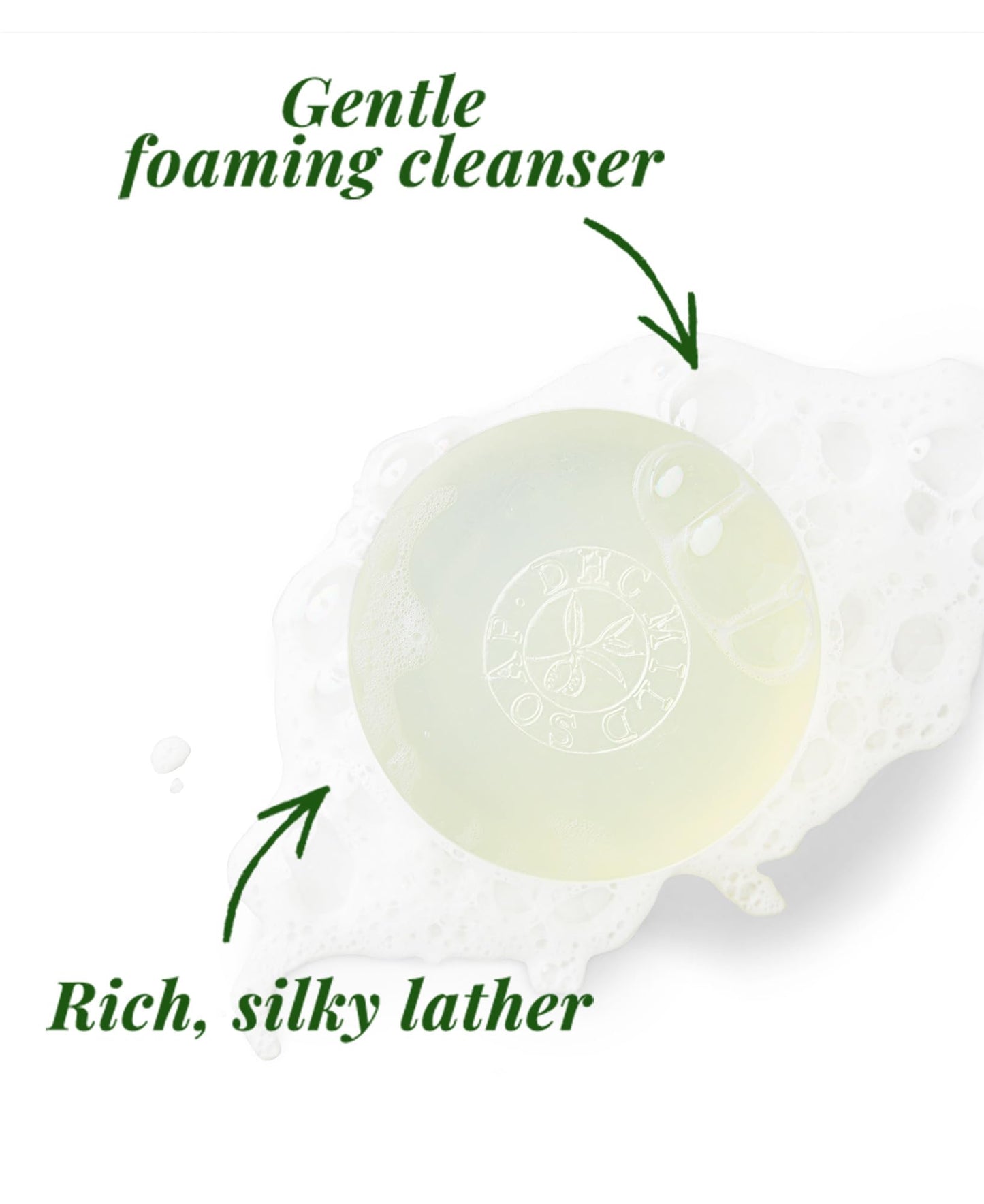 DHC Mild Soap Trio, Facial Cleansing Bar, Hydrating Creamy Foam Lather, Moisturizing, Non-drying, Ideal for all skin types, 3.1 oz, 3 Pack.