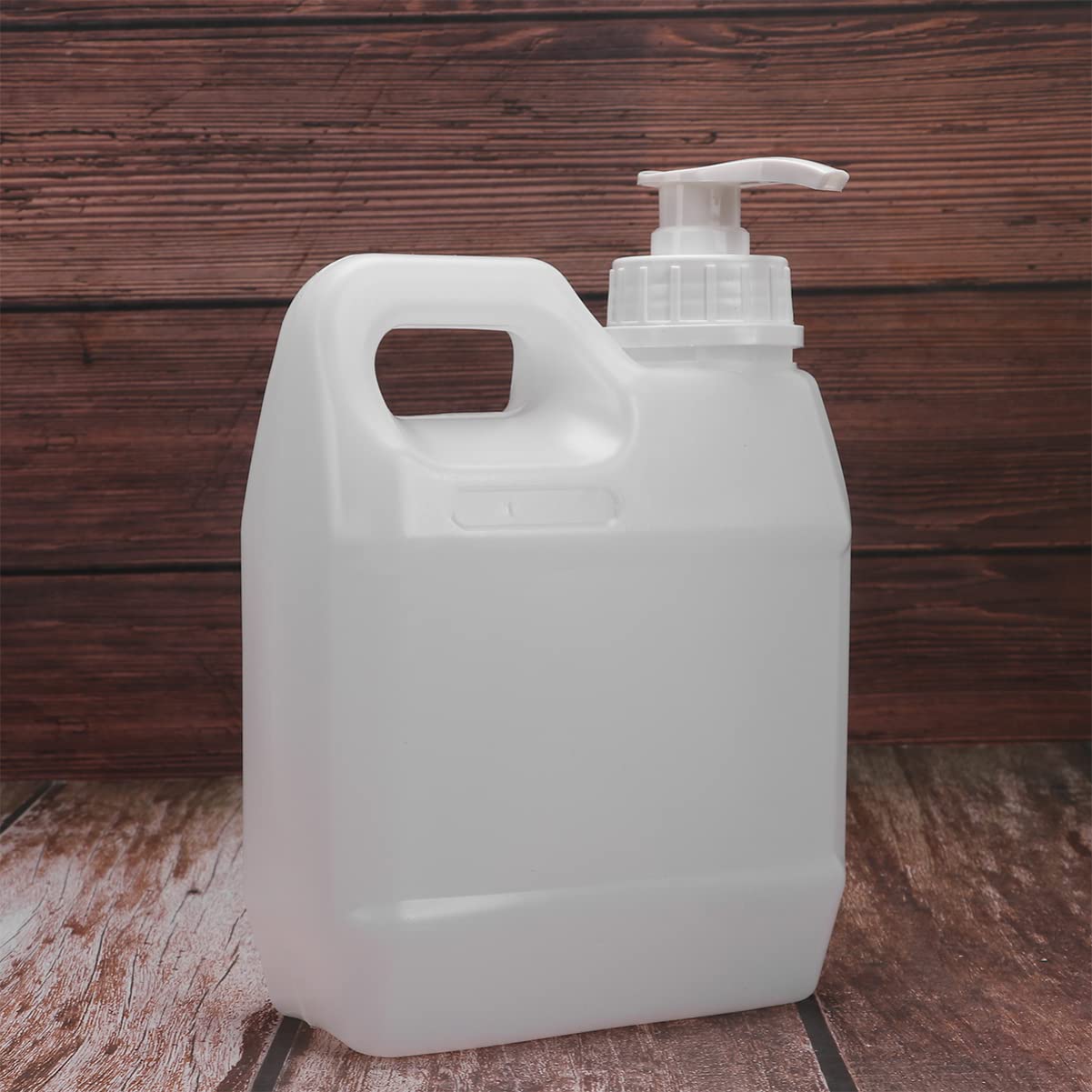 Pump Dispenser Bottles 16Oz Refillable Liquid Storage Containers with Anti-Leak Gasket and Mechanical Spring Press 2 Pack for Cosmetic and Chemical Use