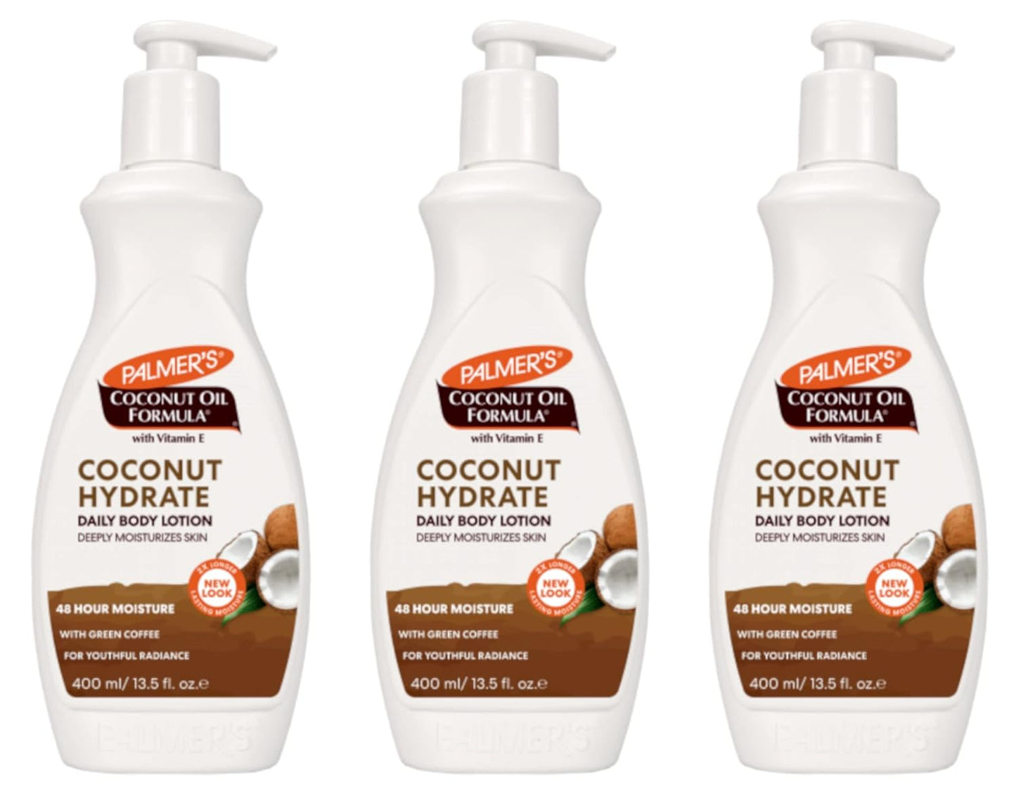 Palmer's Coconut Hydrate Body Lotion - Moisturizing Formula | 13.5 Fl Oz (3 Pack)