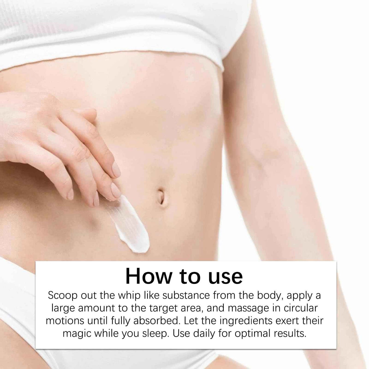 rubeonly GET-DREAMY Overnight Toning Whip - Body Firming Whip That Works While You Sleep - Helps Target The Appearance Of Loose Skin On The Body, 100ML / 1PC