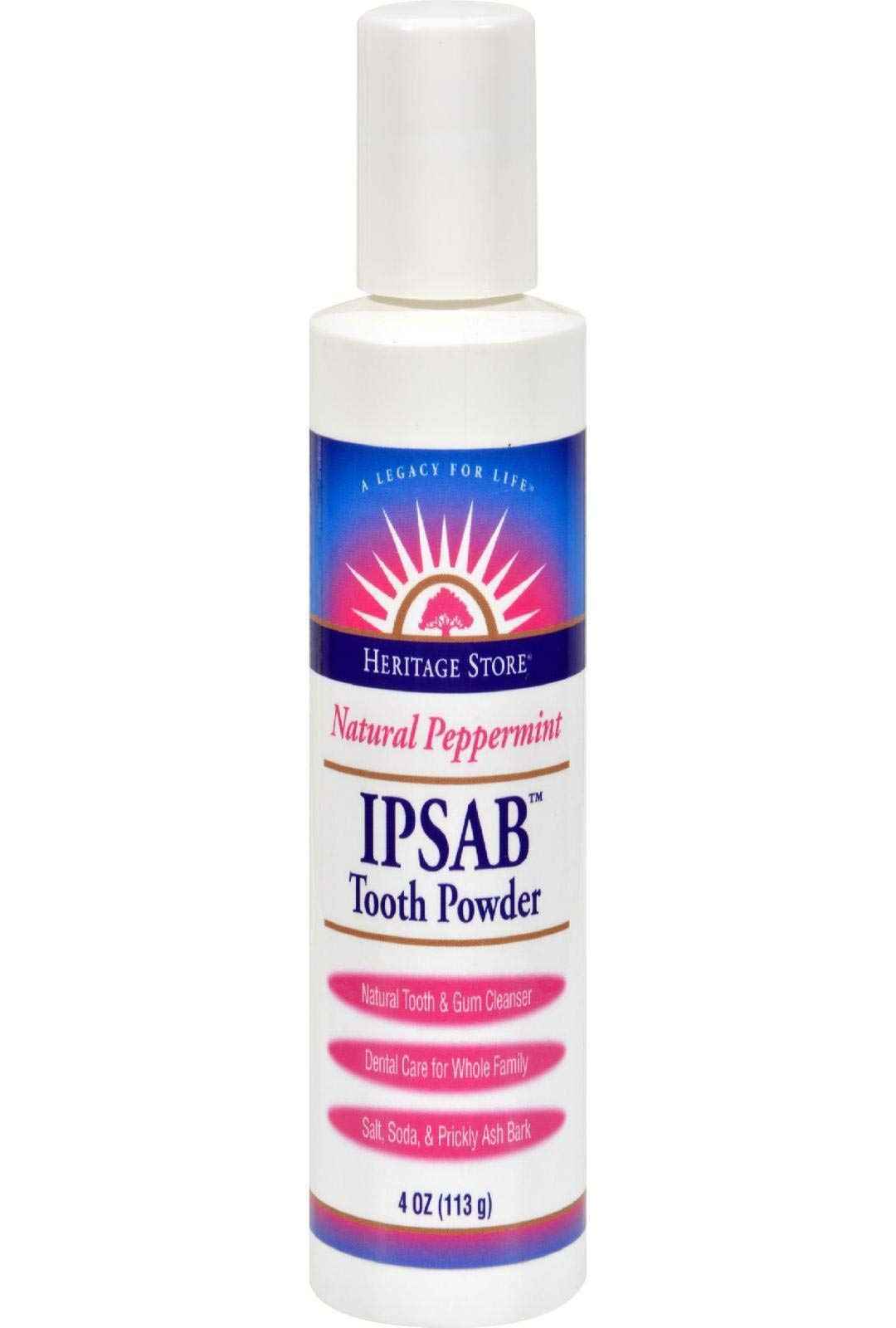 HERITAGE STORE Ipsab Tooth Powder, 4 OZ