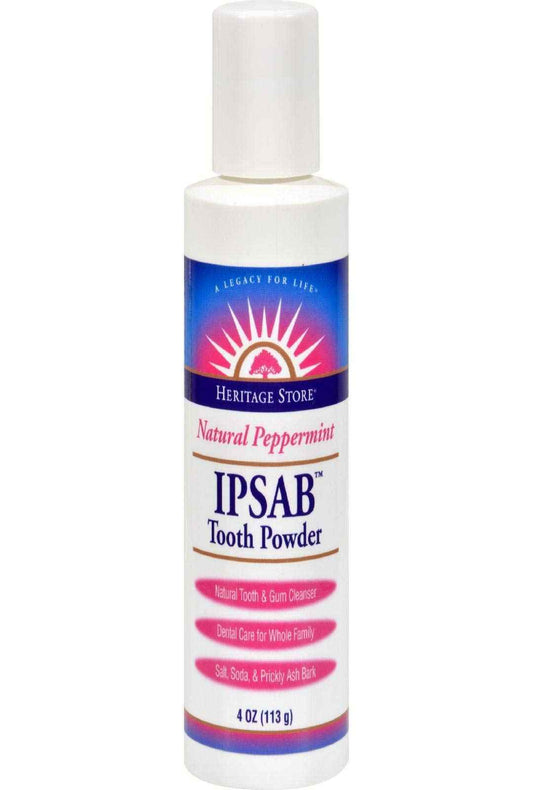 HERITAGE STORE Ipsab Tooth Powder, 4 OZ