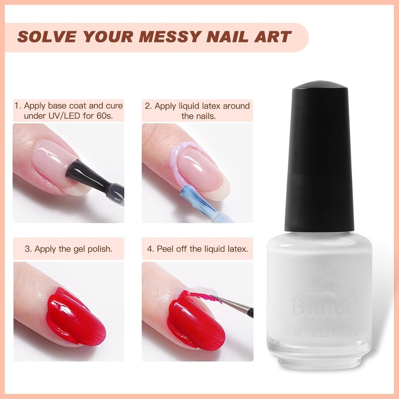 SEISSO Nail Stamping Polish Kit - 8 Colors, 4 Templates & Peel Off Tape for DIY Flower Art Design