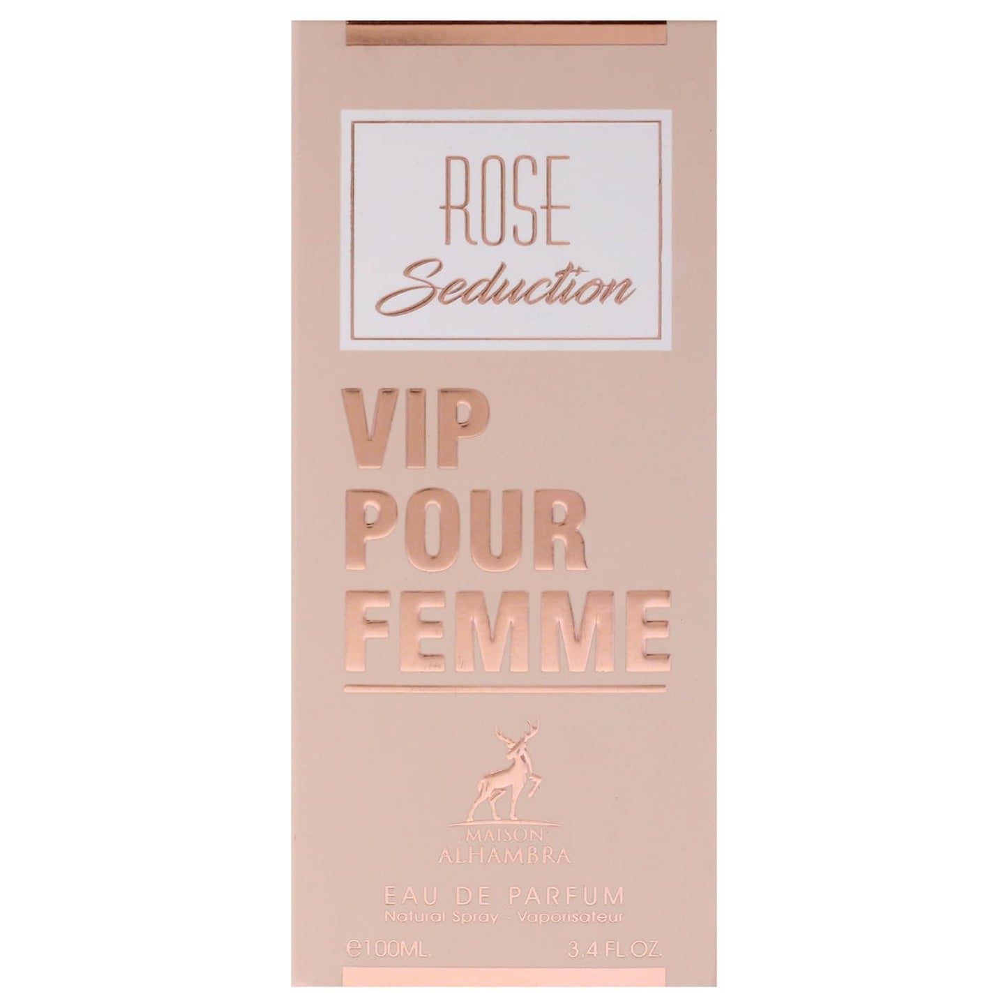 Lattafa Maison Alhambra Rose Seduction VIP Women's Perfume - 3.4 oz EDP Spray