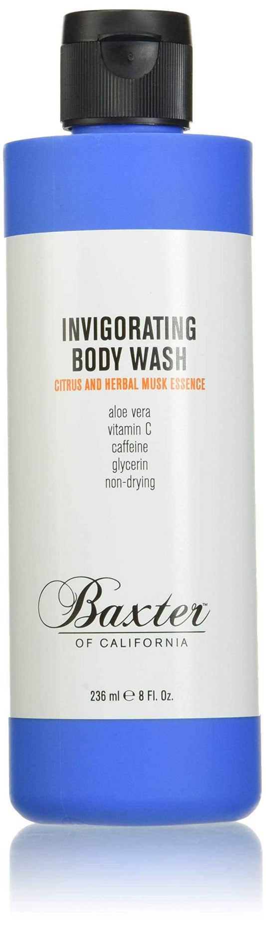 Baxter of California Invigorating Body Wash for Men | Citrus and Herbal Musk Essence | All Skin Types | 8 oz