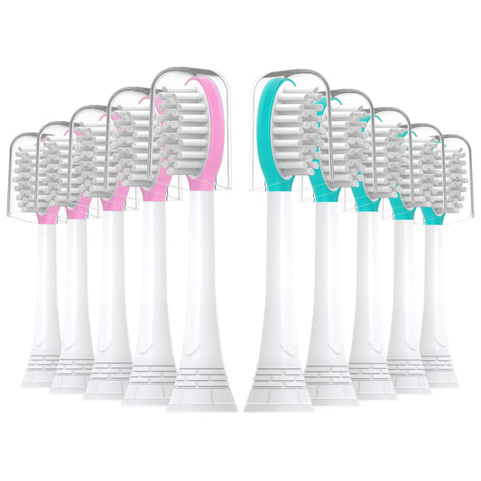 CILGEWH Kids Replacement Toothbrush Heads 10 Pack for Philips Sonicare