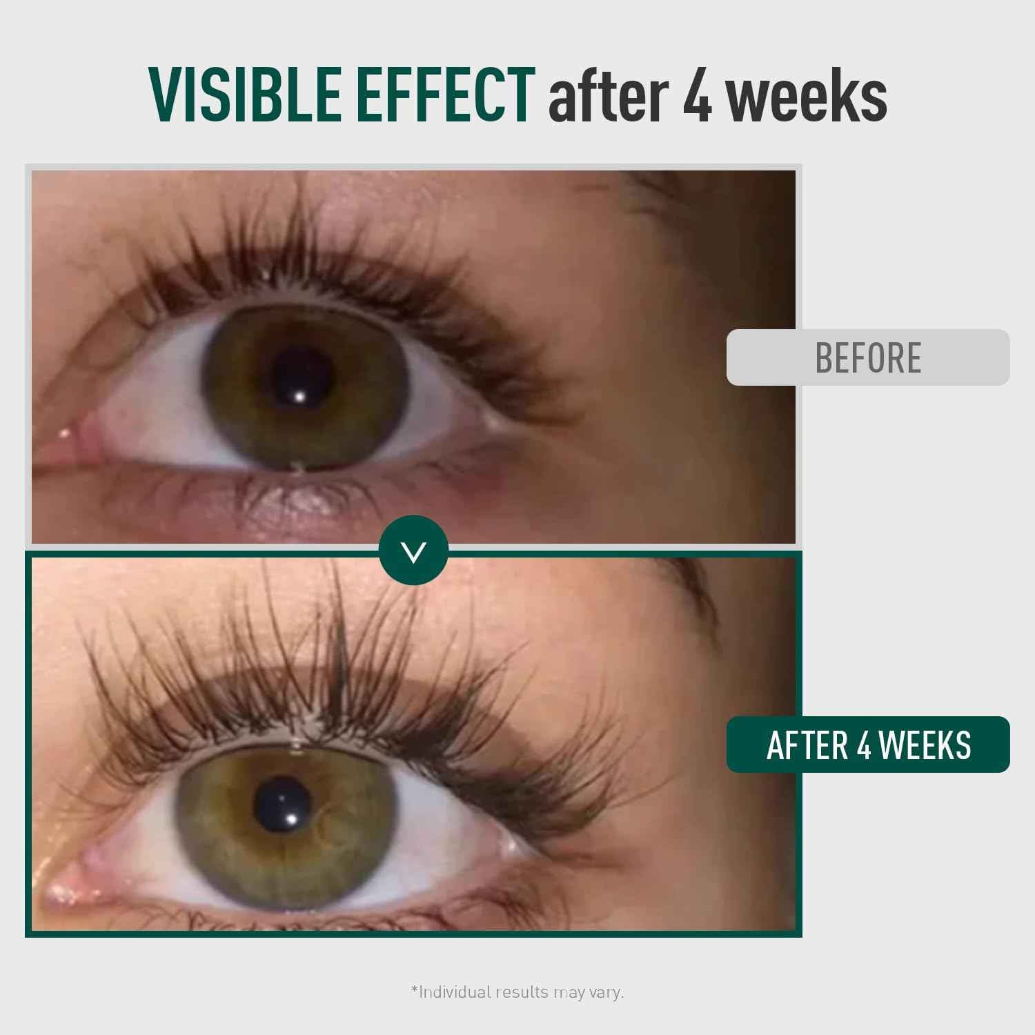 Biotin Lash Serum - Eyelash and Eyebrow Growth Serum for Thicker, Fuller Lashes and Brows, Korean Dermatologist-Developed, 0.35oz