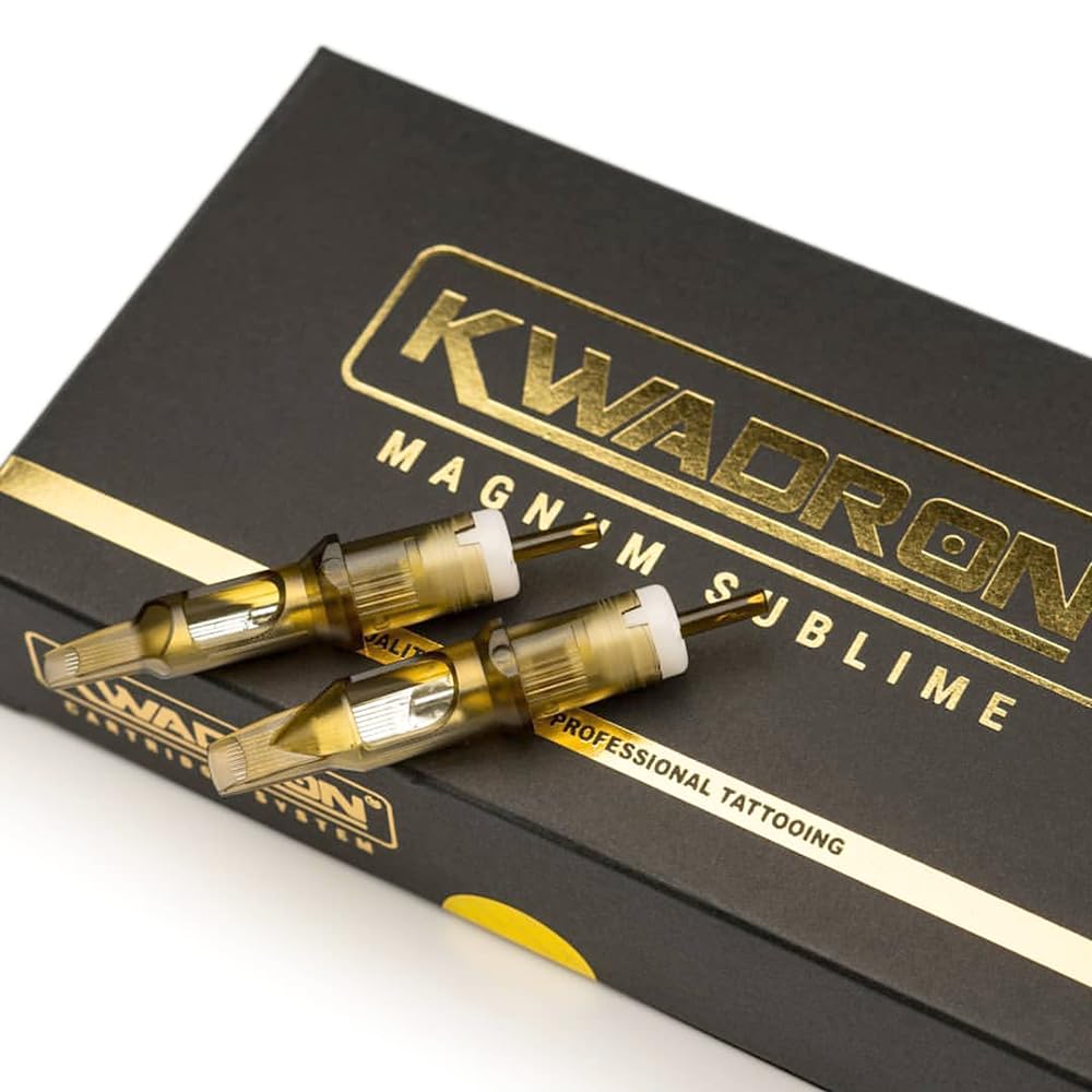 Kwadron Cartridge Tattoo Needles Cartridges, Box of 20, Magnum #10-11 Magnum #10 L Taper - 30/11MGLT