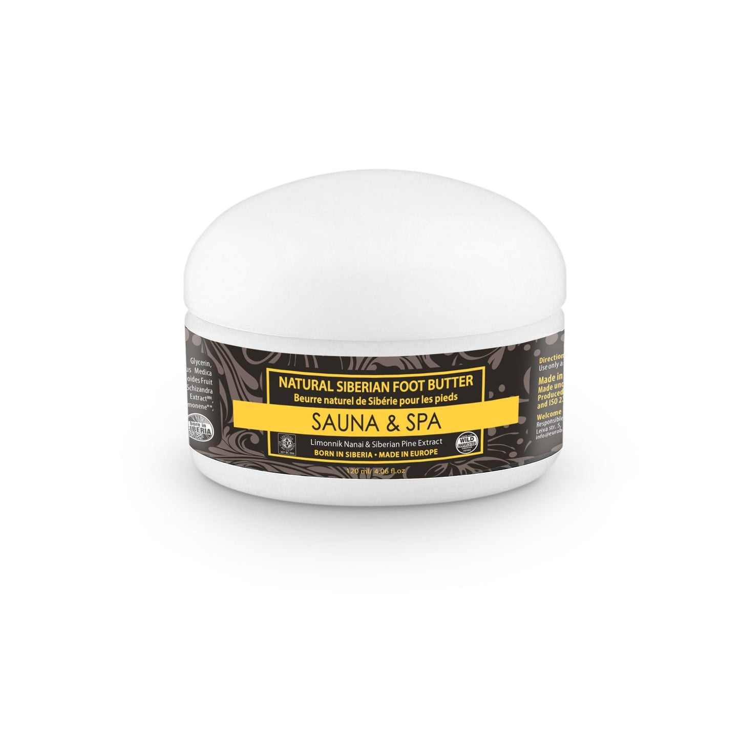 Natura Siberica Natural & Organic - Natural Rich Siberian Foot Butter With Cedar Oil And Schisandra 120Ml (Natura Siberica)
