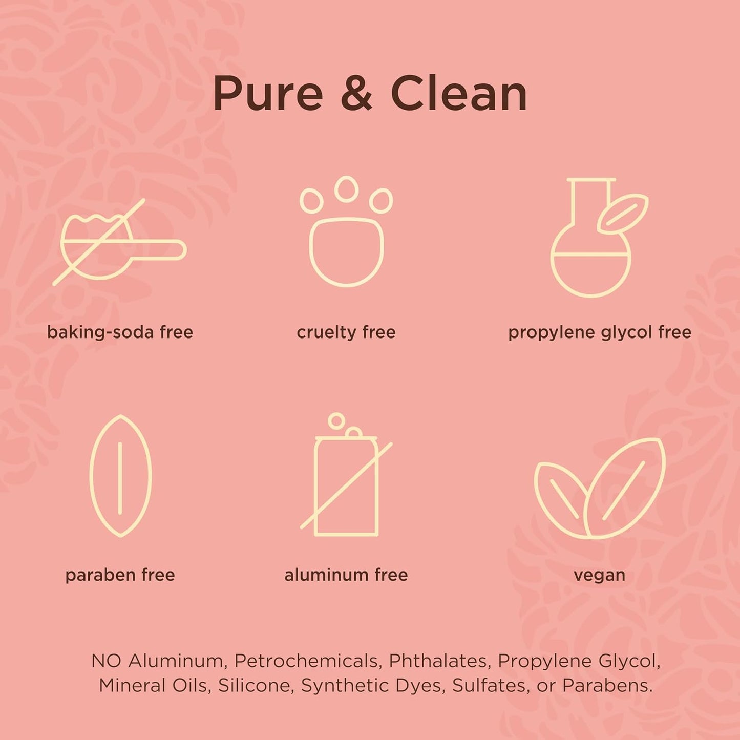 LAVANILA Pure Vanilla Natural Deodorant - Aluminum-Free Deodorant Stick with Tea Tree Oil | 2 Oz (2-Pack)