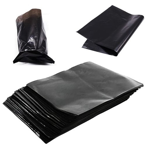 HHUK 250pcs Tattoo Wash Bottle Bags,6inX9in Black Thicken Odorless Disposable Squeeze Bottle Bags,for Tattoo Bottles Tattoo Supplies Tattoo Kits (Black)