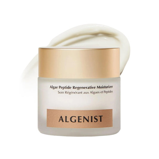 Algenist Algae Peptide Regenerative Face Moisturizer - Lightweight Hydrating Gel Face Cream with Alguronic Acid - Visibly Improves Tone, Texture & Skin Barrier Support - Peptide Skin Care (2 Fl oz)