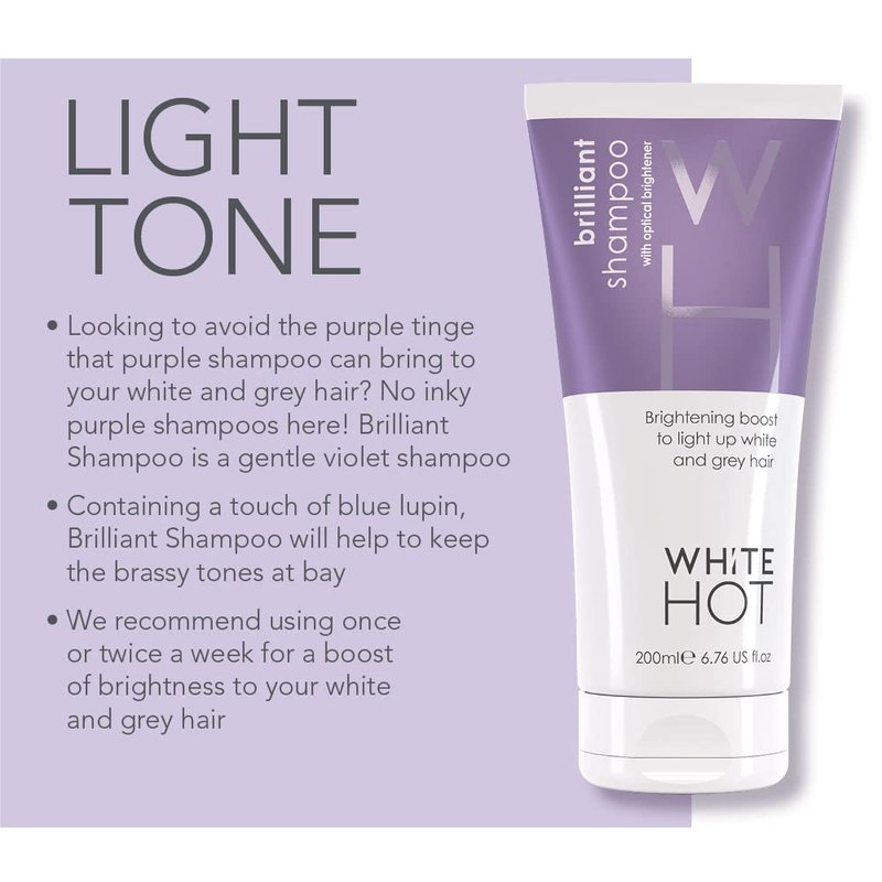 Shampoo by White Hot Brilliant Shampoo 200ml