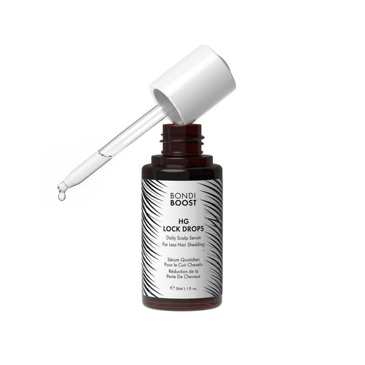 BondiBoost HG Lock Drops Daily Hair Serum for Women – Non-Greasy, Reduces Hair Thinning, Stimulates Scalp, Supports Thicker Fuller Hair – Vegan, Color-Safe, Lightweight for All Hair Types & Textures