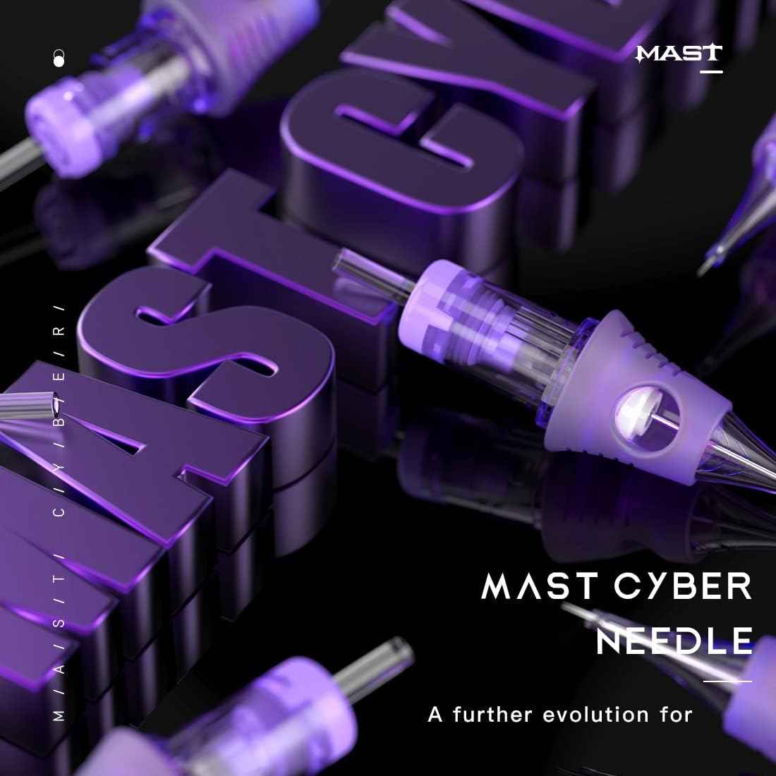 Mast Tattoo Cyber Tattoo Cartridges Needles Disposable Tattoo Needles Round Shader Super Bugpin 1205RS