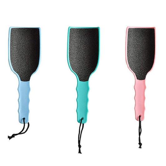 Beaupretty Curved Foot File Callus Remover, 3pcs Professional Scrubber Pedicure Tool Kit for Dead Skin (3 Colors)
