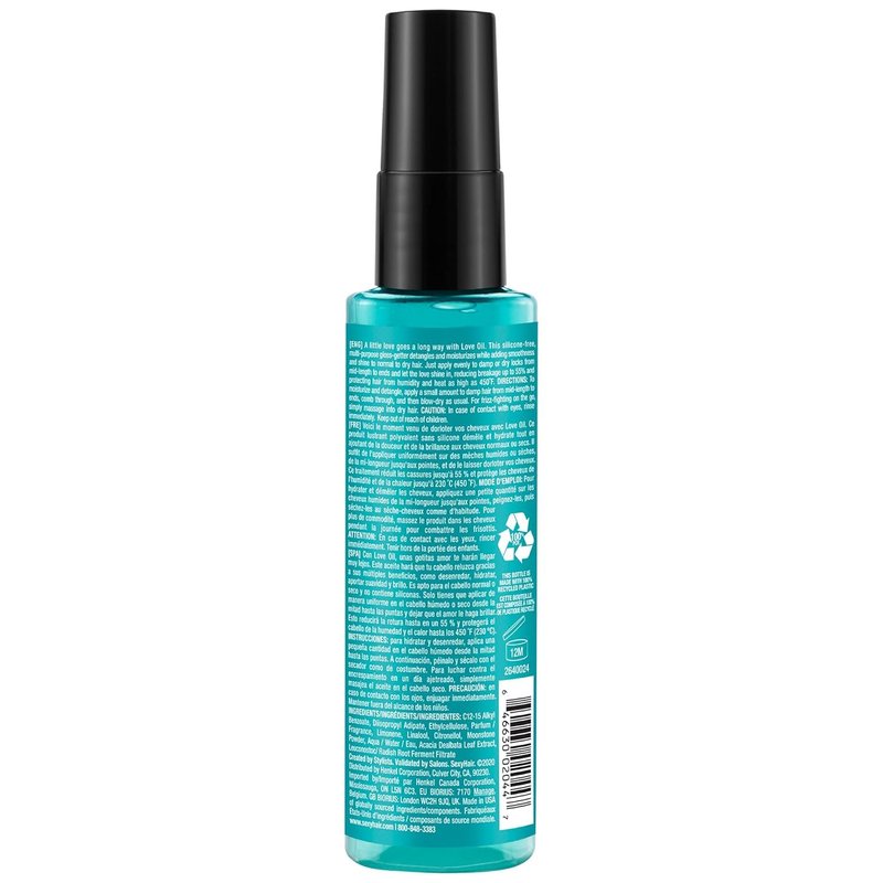 Healthy Love Oil Moisturizing Hair Oil - Controls Frizz & Adds Shine | Thermal Protection for All Hair Types
