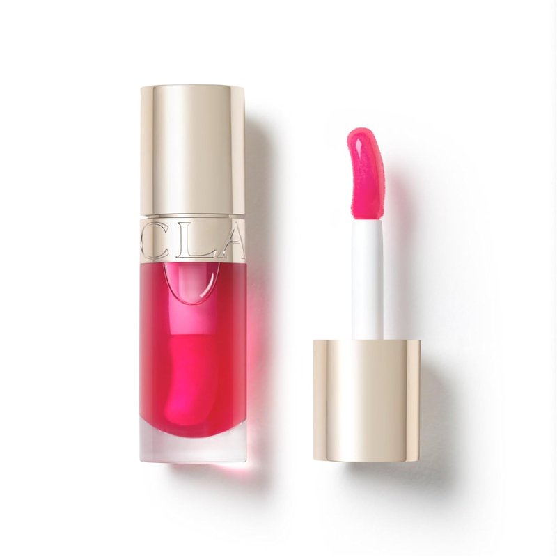 Clarins Lip Comfort Oil - Hydrating Lip Oil with Sheer Shine Finish | 93% Natural Ingredients | 0.2 Ounces