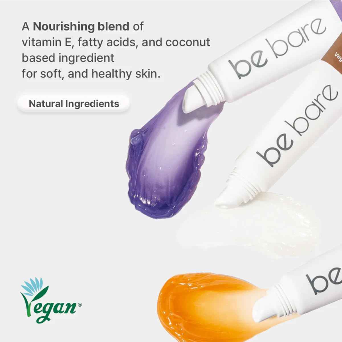 Total Care Balm Variety Pack - Berry Burst, Peachy Pleasure, CocoNutty Nourishing Multi-Balm with Vitamin E for Moisturizing Lips, Nails, Elbows and Dry Skin (3 pc)