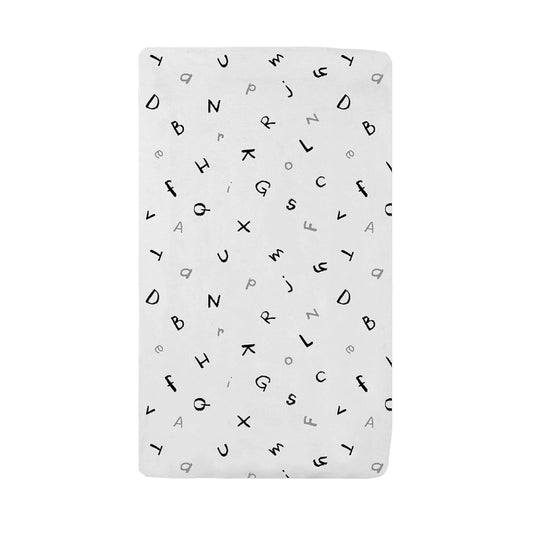 American Baby Company 15" x 33" Fitted Bassinet Sheet, Printed 100% Natural Cotton Jersey Knit, Alphabet, Soft Breathable, for Boys and Girls (Pack of 1)