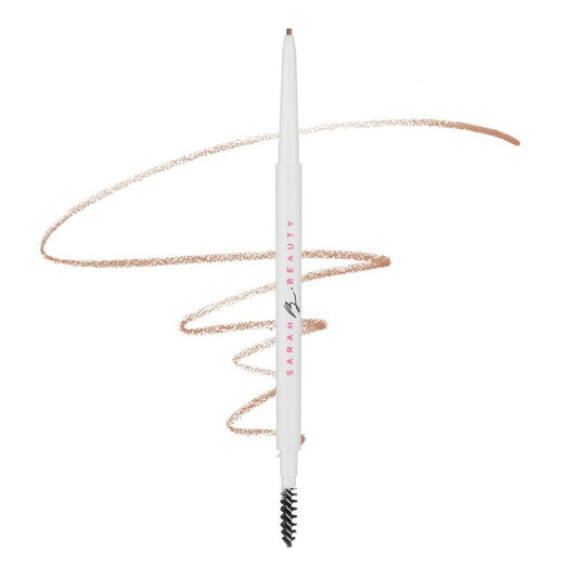 SARAH B. BEAUTY Better Brow - Retractable Eyebrow Pencil with Spoolie | Vegan & Cruelty-Free | Long-Lasting, Precision Brow Definer for Natural, Flawless Brows - Available in 6 Shades (LATTE)