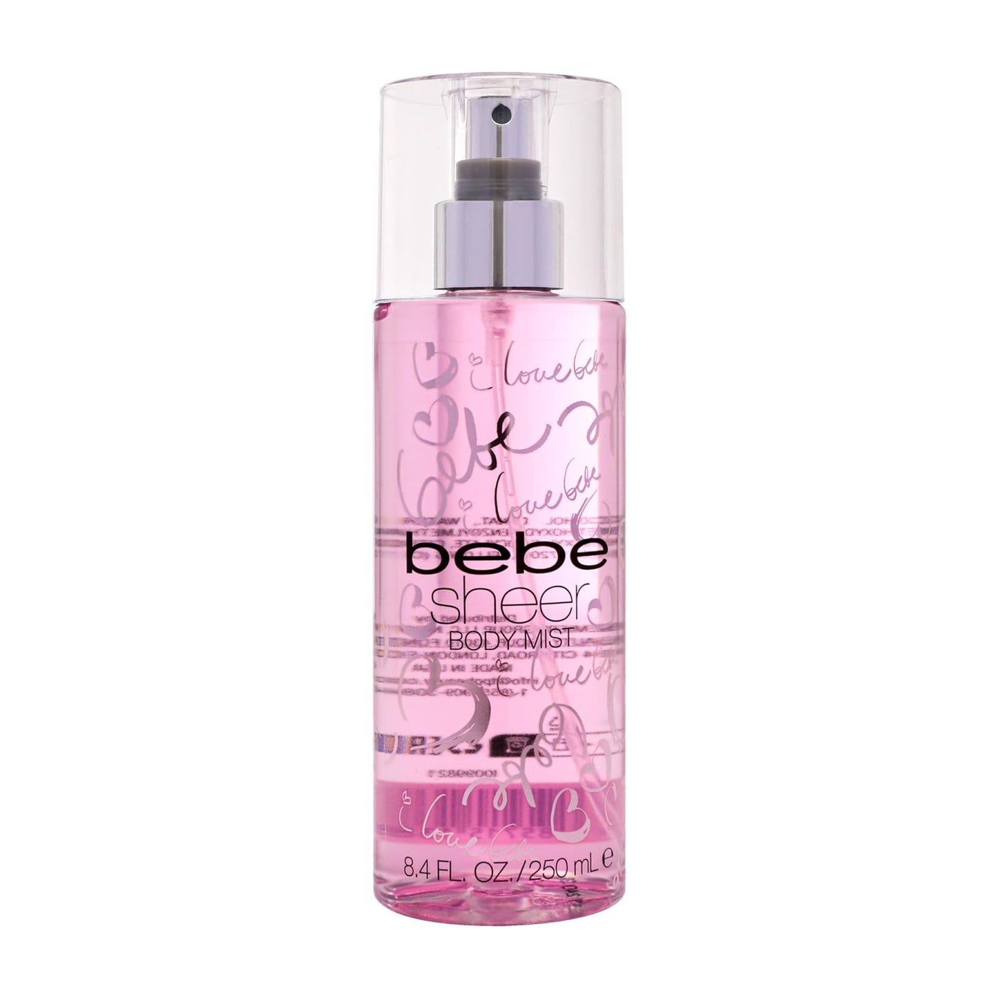 bebe Sheer Body Mist - Sensual and Flirtatious Women's Fragrance with Citrus Cocktail, Pink Peony, and Sandalwood Notes - 8.4 oz Body Mist