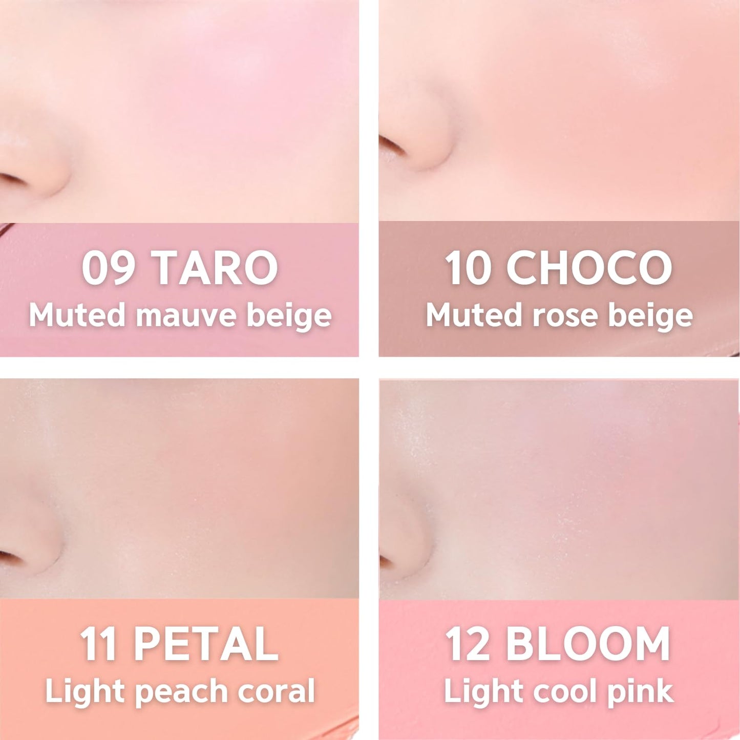 BBIA Ready To Wear Downy Cheek Cream Blush - Creamy Blendable & Buildable Blush Dewy Texture & Matte Finish High Pigment Longlasting Lightweight Natural Face Makeup (10 DOWNY CHOCO)