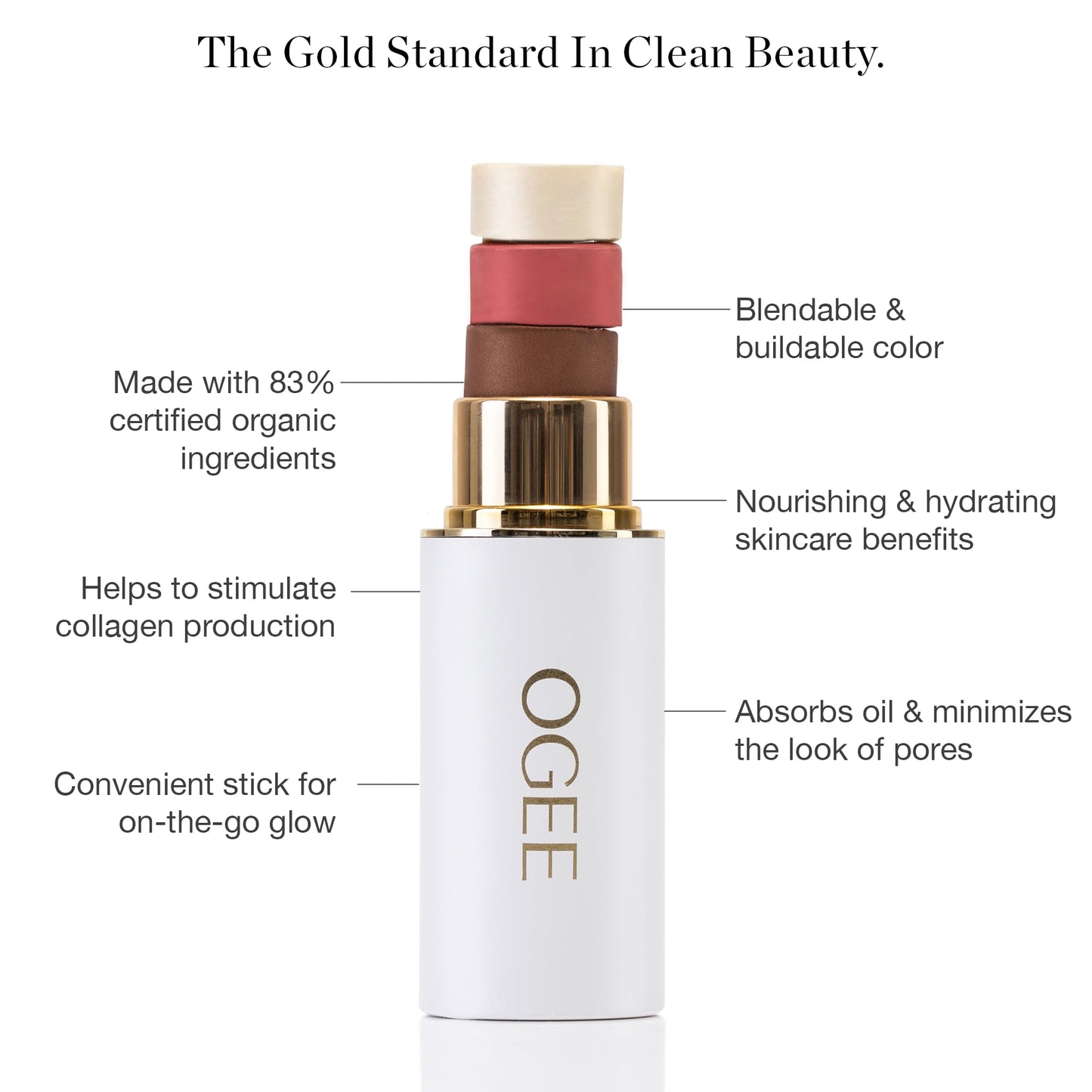 Ogee Sculpted Face Stick