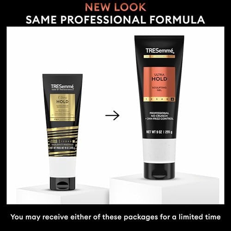 TRESemm? Gel Ultra Hold for 24H Frizz Control, with Pro Lock Technology, 9 oz