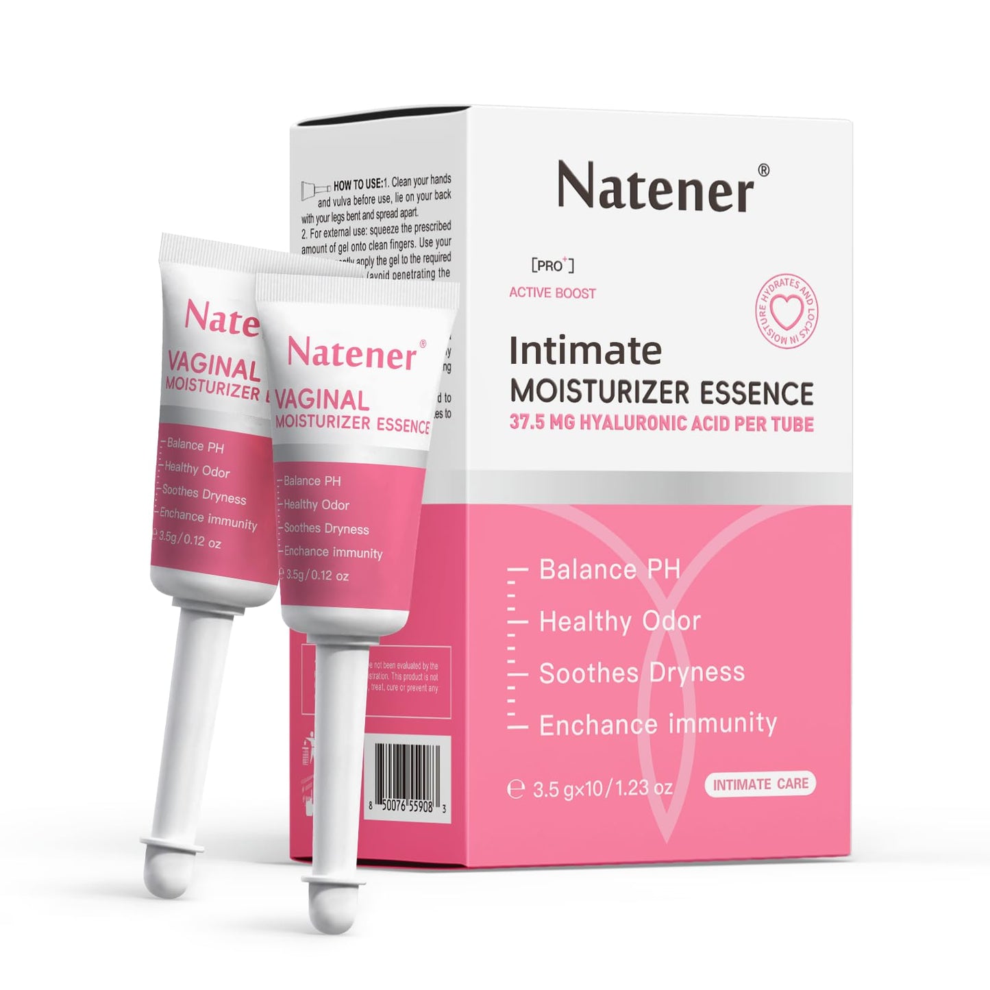 6 in 1 Intimate Moisturizer with 37.5mg Hyaluronic Acid - Support Intimate Moisturizing, Soothing, Health Odor, Tightening, PH Balance, Immune | Niacinamide + Probiotics + Propolis + Centella Asiatica