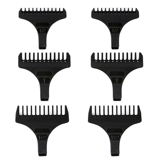 (6 Pack) T-Shape Trimmer Guides For Wahl T Blade Guides #3792, for the 5 Star Detailer #2215 T Wide Blade