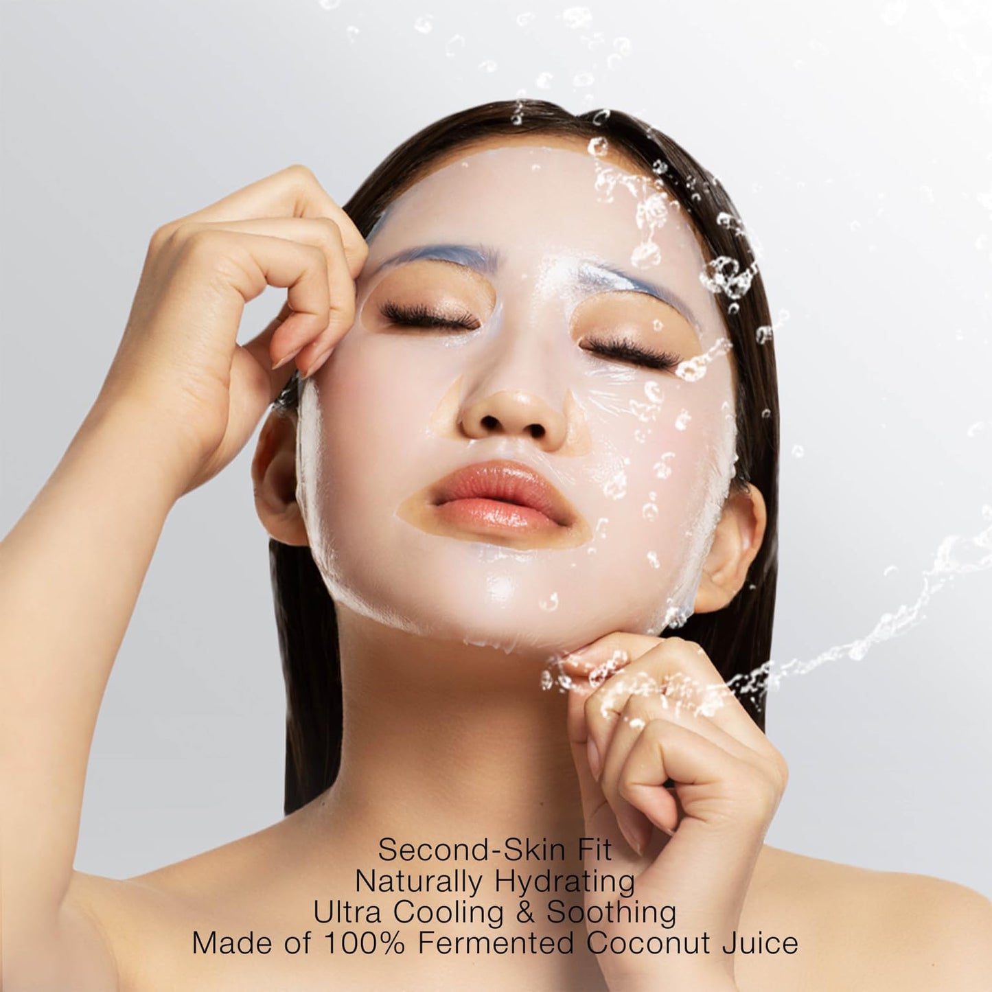 STARSKIN - Premium Korean Skin Care Bio-Cellulose Face Mask - Formulated with Fermented, Vitamin-Rich Coconut Juice - Soaked in Creamy Serum infused with Diamond Dust and Rare Botanicals - 40g, 1.4 Oz