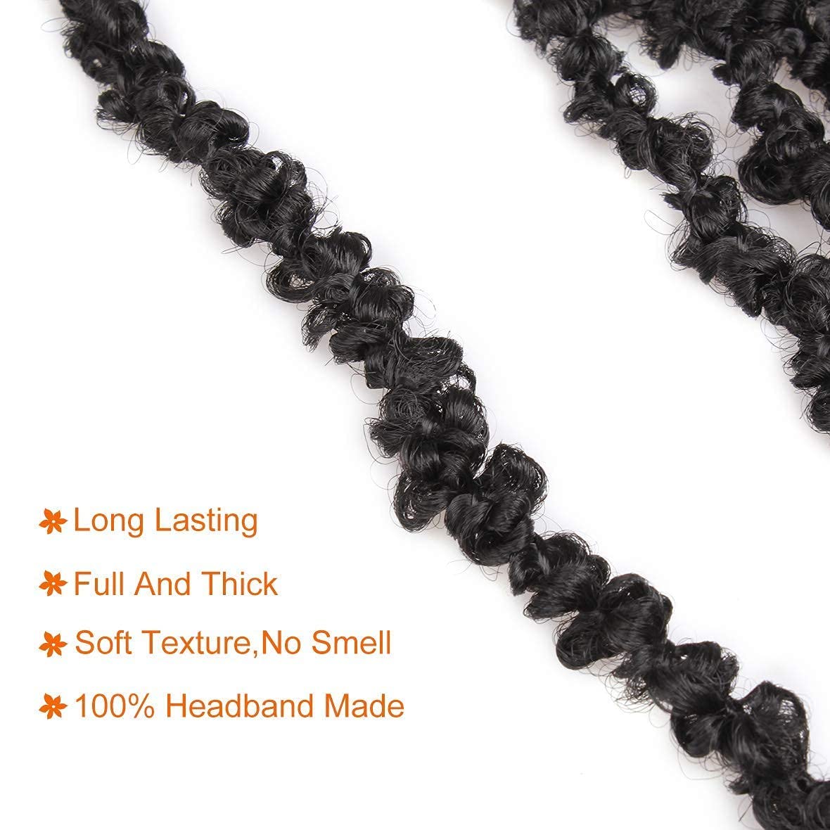 ZRQ Butterfly Locs Crochet Hair 36 Inch 6 Packs Pre Looped Distressed Locs Long Butterfly Locs Crochet Braids Most Natural Hair Extension for Black Women (36 Inch,1B)
