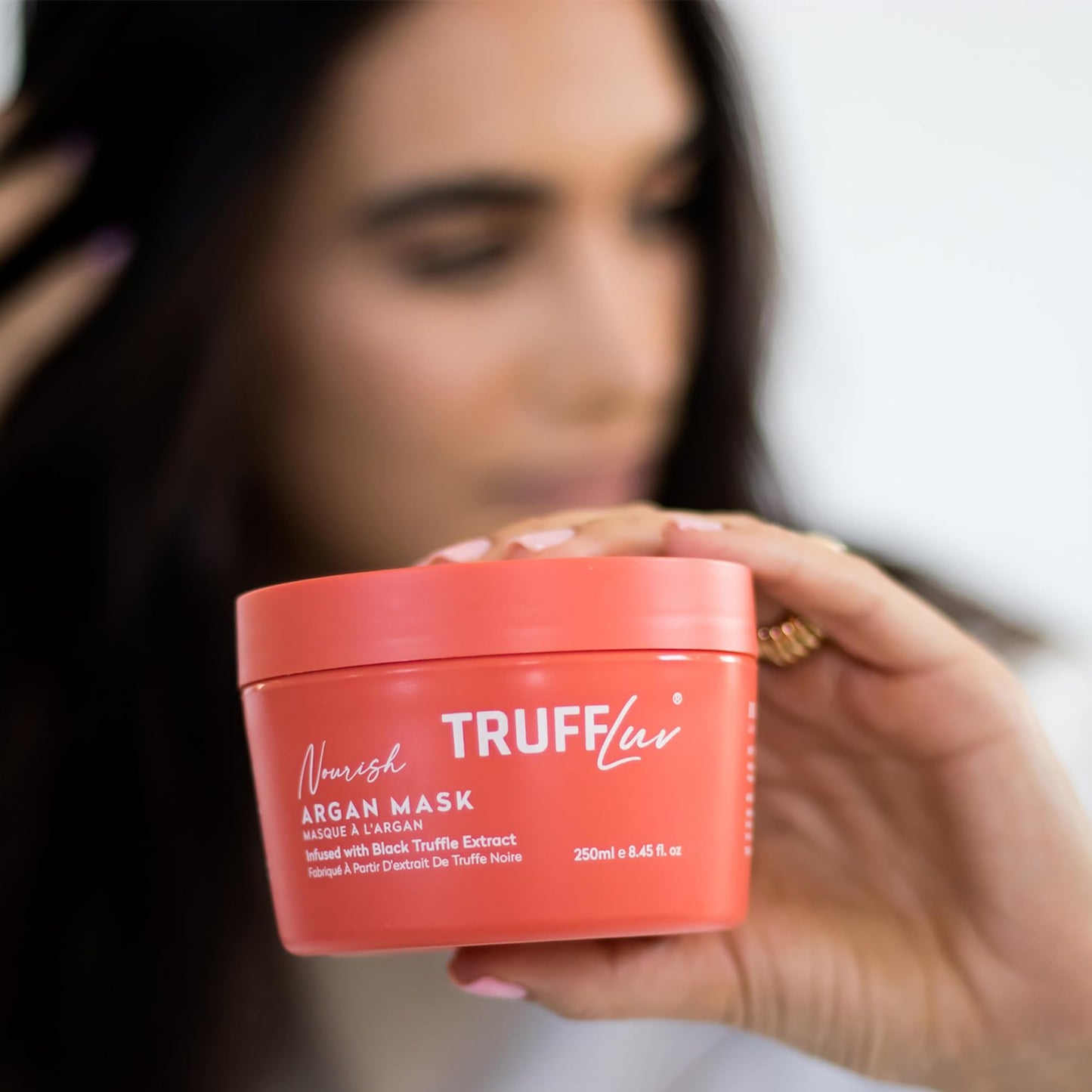 TruffLuv Argan Mask - Deep Conditioning Hair Mask - Hair Moisturizer with Black Truffle and Argan Oil - Enhances Elasticity and Texture - 8.45 oz