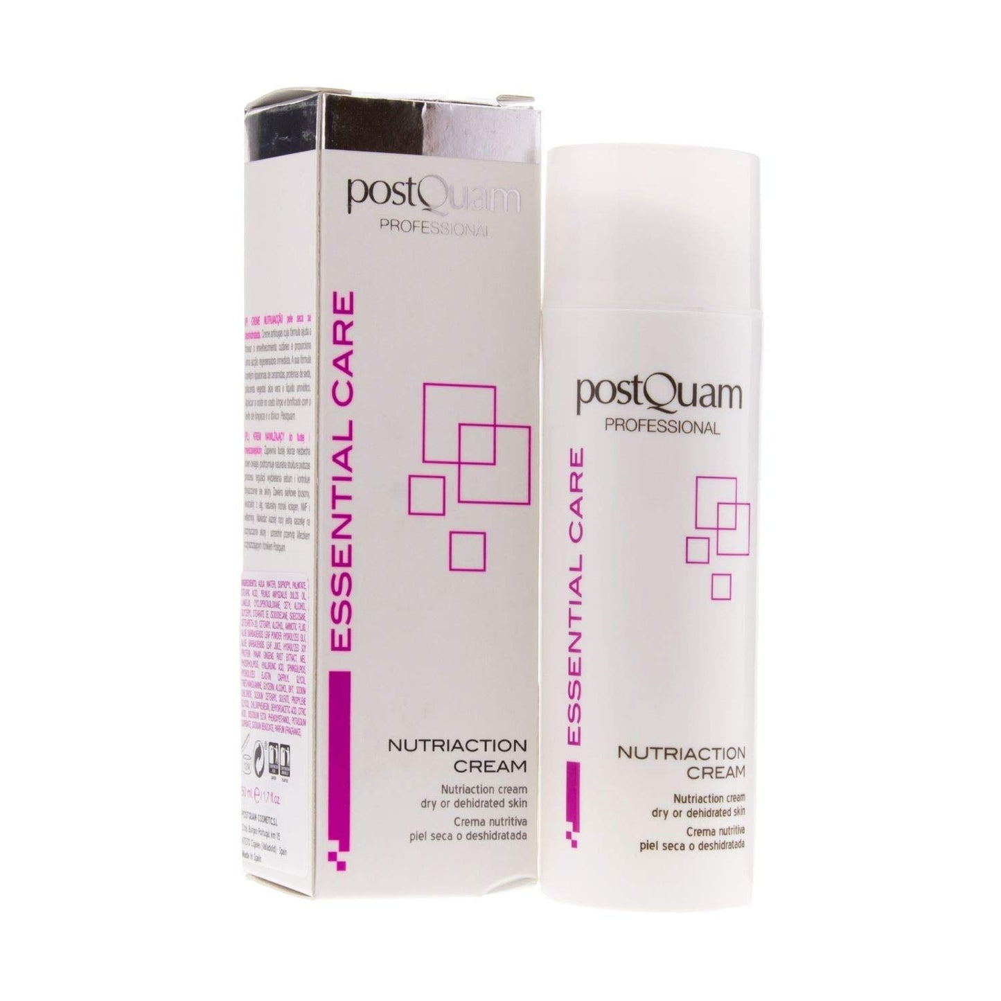 POSTQUAM Professional Nutriaction Cream Dry And Dehydrated Skin 50ml – Skin Care – Daily Use - Nourishing Anti-Wrinkle - Provides An Immediate Regenerative Action – Natural Ingredients