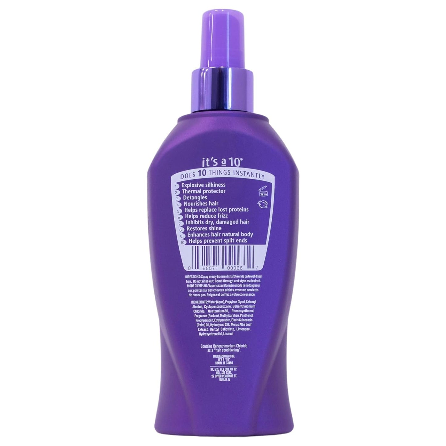 It's A 10 Silk Express Miracle Leave-In Conditioner - 10 Oz | Smooth & Silky Hair