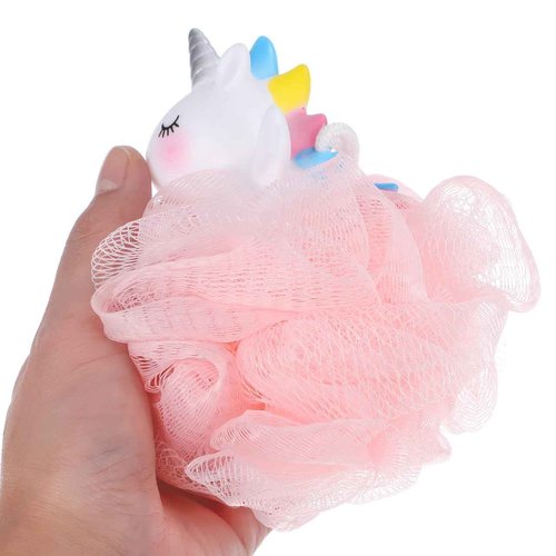 Balacoo Shower Loofah: 2 Pcs Unicorn Loofahs Animal Loofah Kids Loofah Bath Sponge Exfoliating Scrubber Bathing Ball for Girls Boys