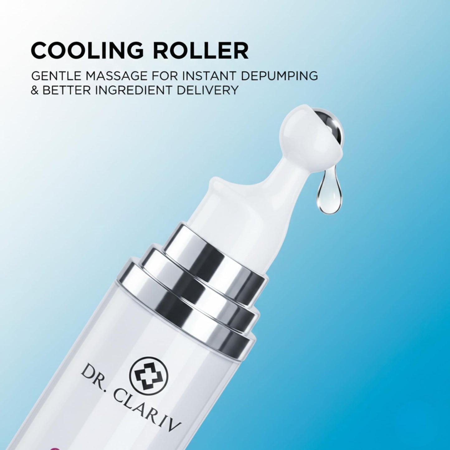 Caffeine 5% + Bakuchiol Eye Serum for Dark Circles, Puffiness Eyes with Argireline & Copper Peptides (GHK-Cu) – Roll-on Under Eye Serum, Anti-Aging Wrinkle Care for Fine Lines– 20ml