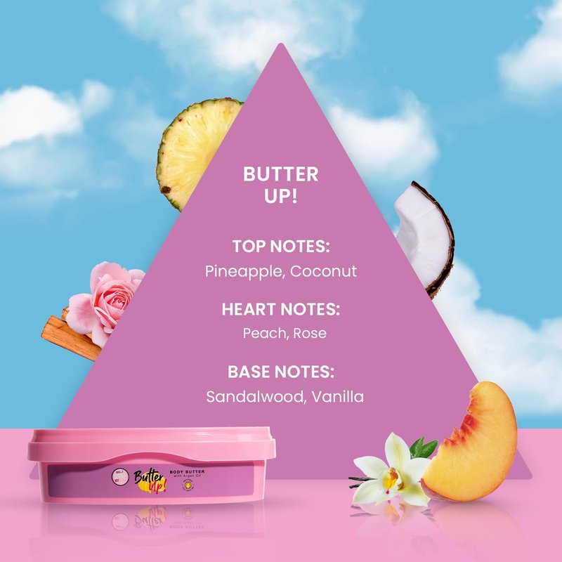 Nourishing Body Butter with Argan Oil & Vanilla - Moisturizing Lotion for Women | 8.45 oz (Pack of 2)
