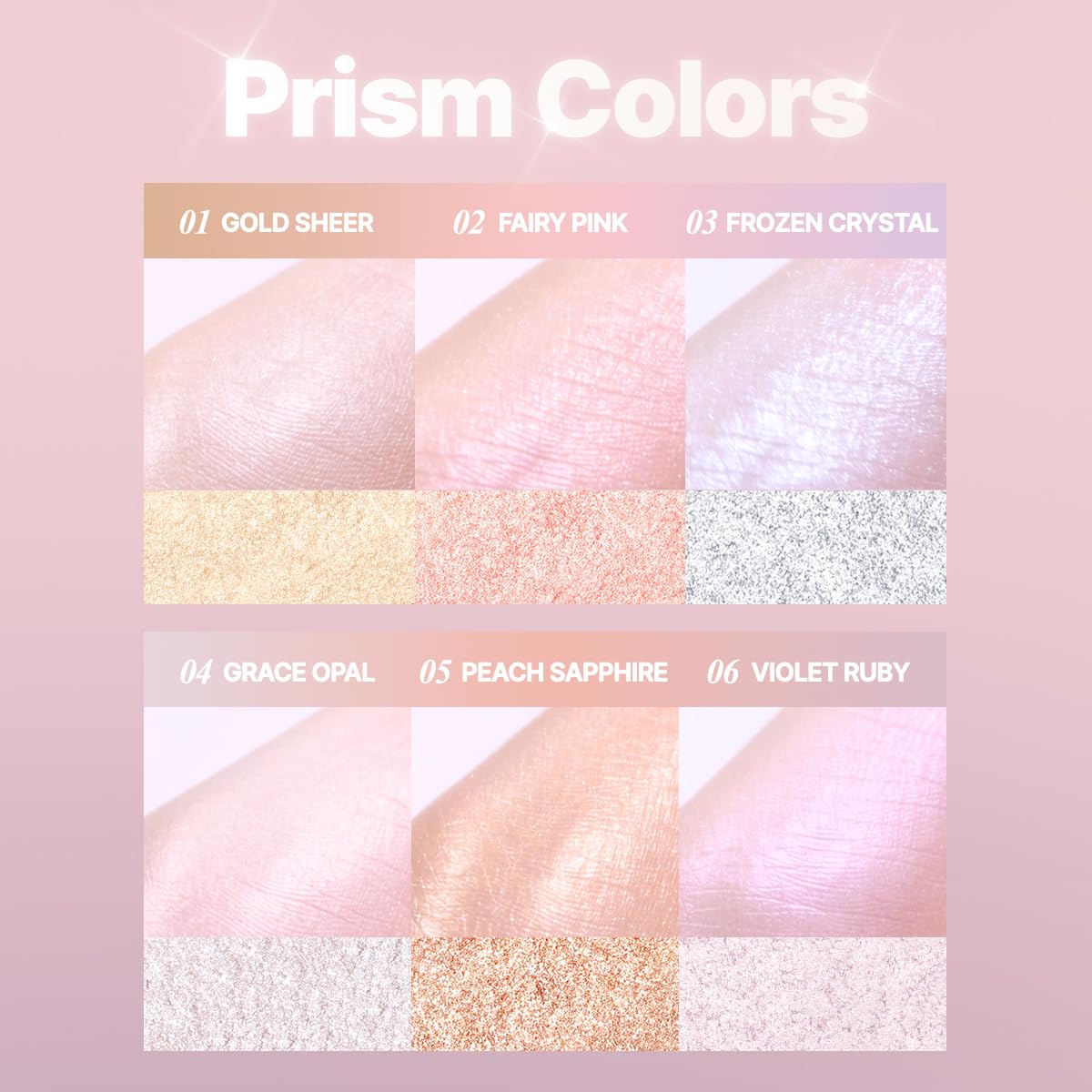 CLIO Prism Highlighter Makeup, High Glossy Face Illuminator & Pearl Shimmer Smooth Baked Powder, Long-Lasting Glitter with Radiant Glow Finish, Korean Beauty (04 Grace Opal)